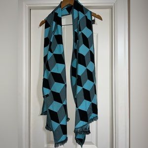 NWT Ivivva wrap up & go scarf - sky blue, black
